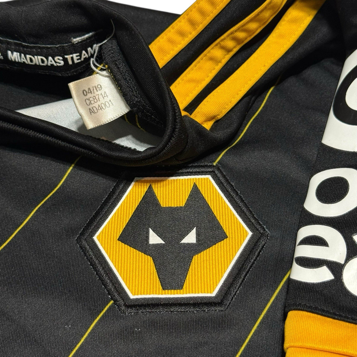 Original Wolves Away Shirt 2019/20 Men’s XS Adidas