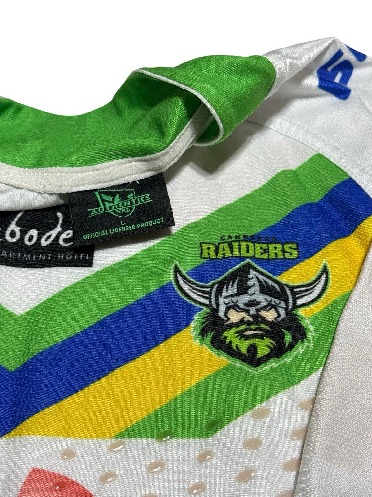 CANBERRA RAIDERS 2013 NRL RUGBY LEAGUE U/20s PLAYER MATCH SHIRT JERSEY LARGE