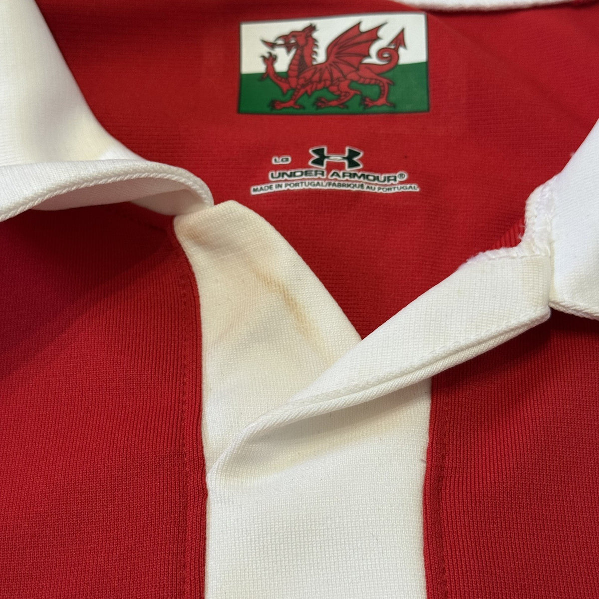 Wales Rugby Home Shirt 2009/10 Large Official Rare Brains