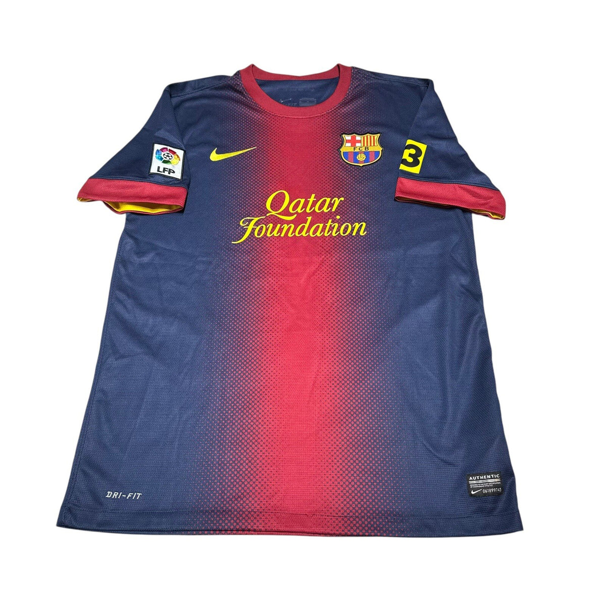 BARCELONA 2012/2013 FOOTBALL SHIRT NIKE HOME SOCCER JERSEY SIZE M ADULT
