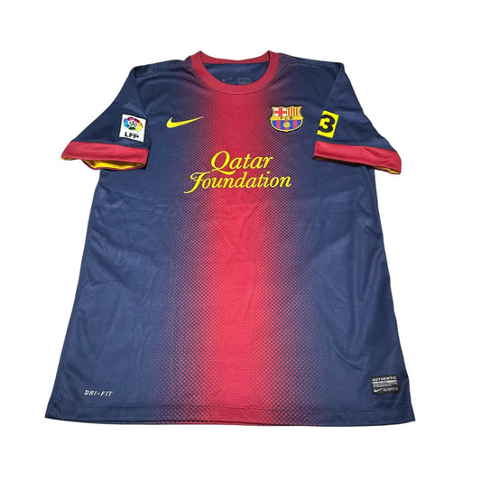 BARCELONA 2012/2013 FOOTBALL SHIRT NIKE HOME SOCCER JERSEY SIZE M ADULT