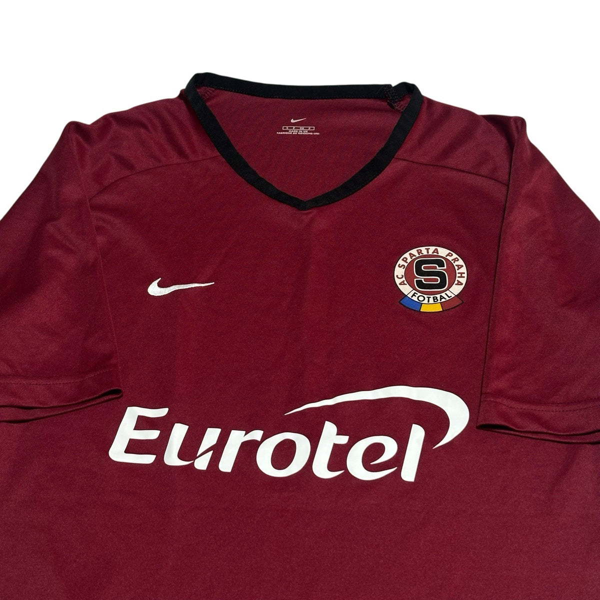 Vintage Sparta Praha 2002/03 Nike Men's Size Small Home Football Shirt Czech Rep
