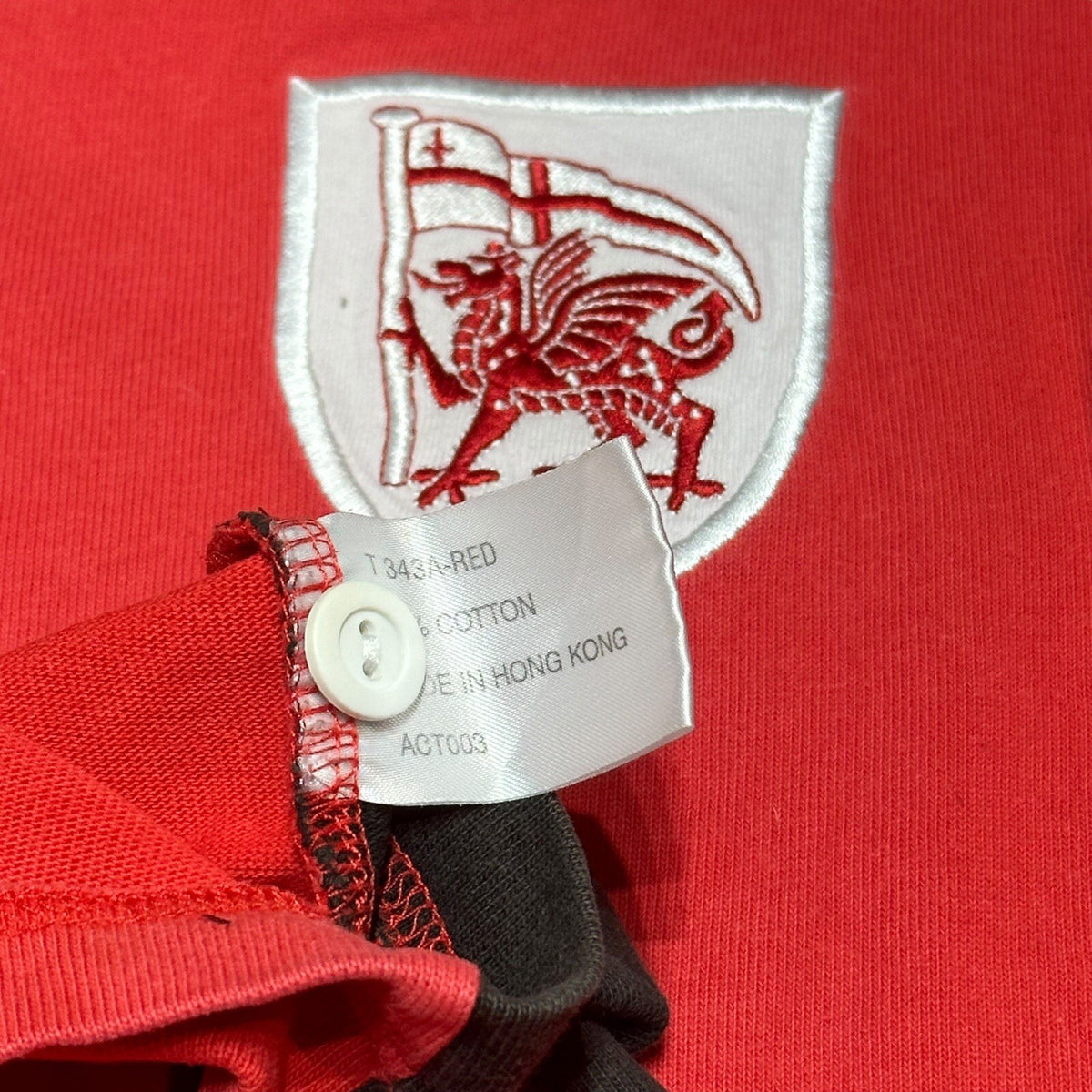 WALES DRAGONS 1990'S RUGBY UNION SHIRT JERSEY COTTON SIZE XXL