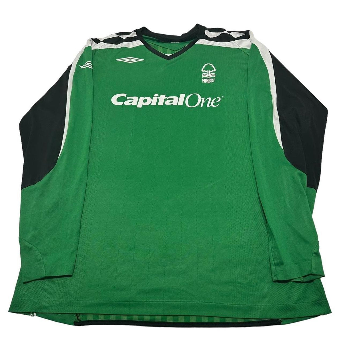 NOTTINGHAM FOREST 2007/2008 GOALKEEPER SHIRT JERSEY LONG SLEEVE UMBRO XXL 2XL