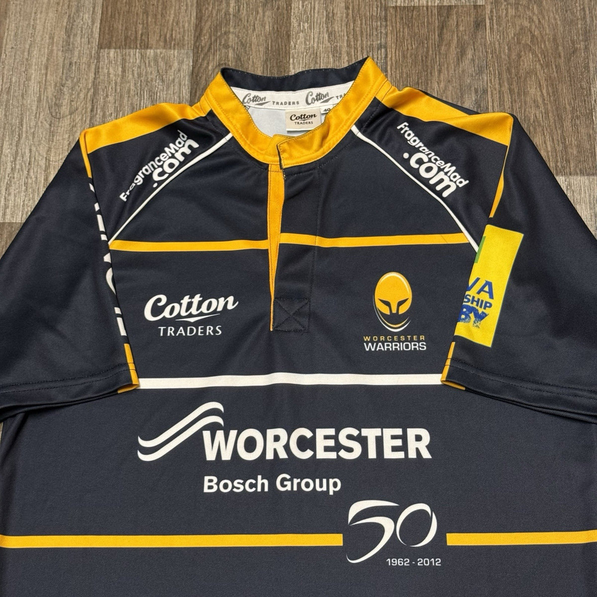 Worcester Warriors 2013/2014 rugby jersey Cotton Traders Size 40 (Large)