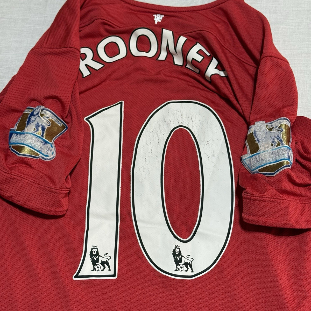Manchester United Shirt Home Jersey Kit 2011 2012 Wayne Rooney Jersey Adult M