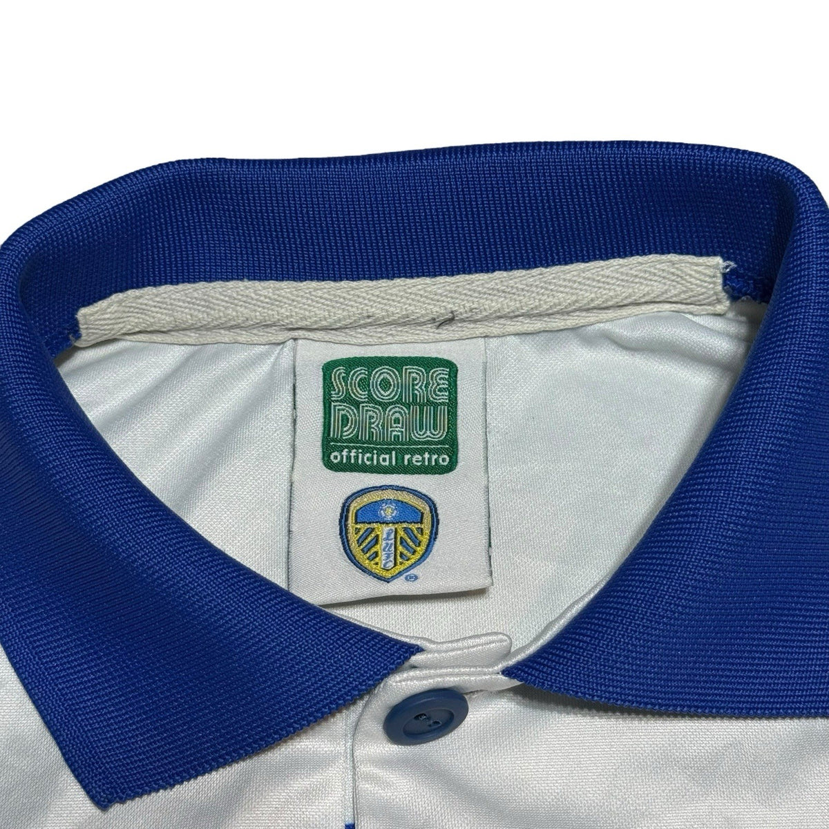Leeds United 1995 Home Shirt Football Jersey Size Small Score Draw