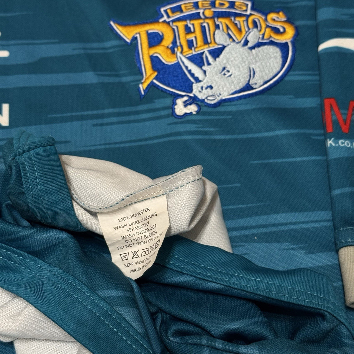 Leeds Rhinos Rugby League Shirt Men's Size 2XL XXL Jersey Oxen