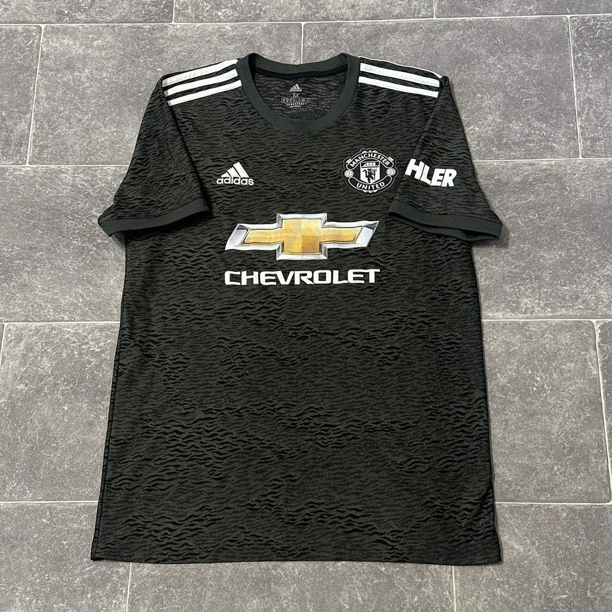 Manchester United Shirt Medium Away Kit 2020 2021 Adidas Soccer Jersey