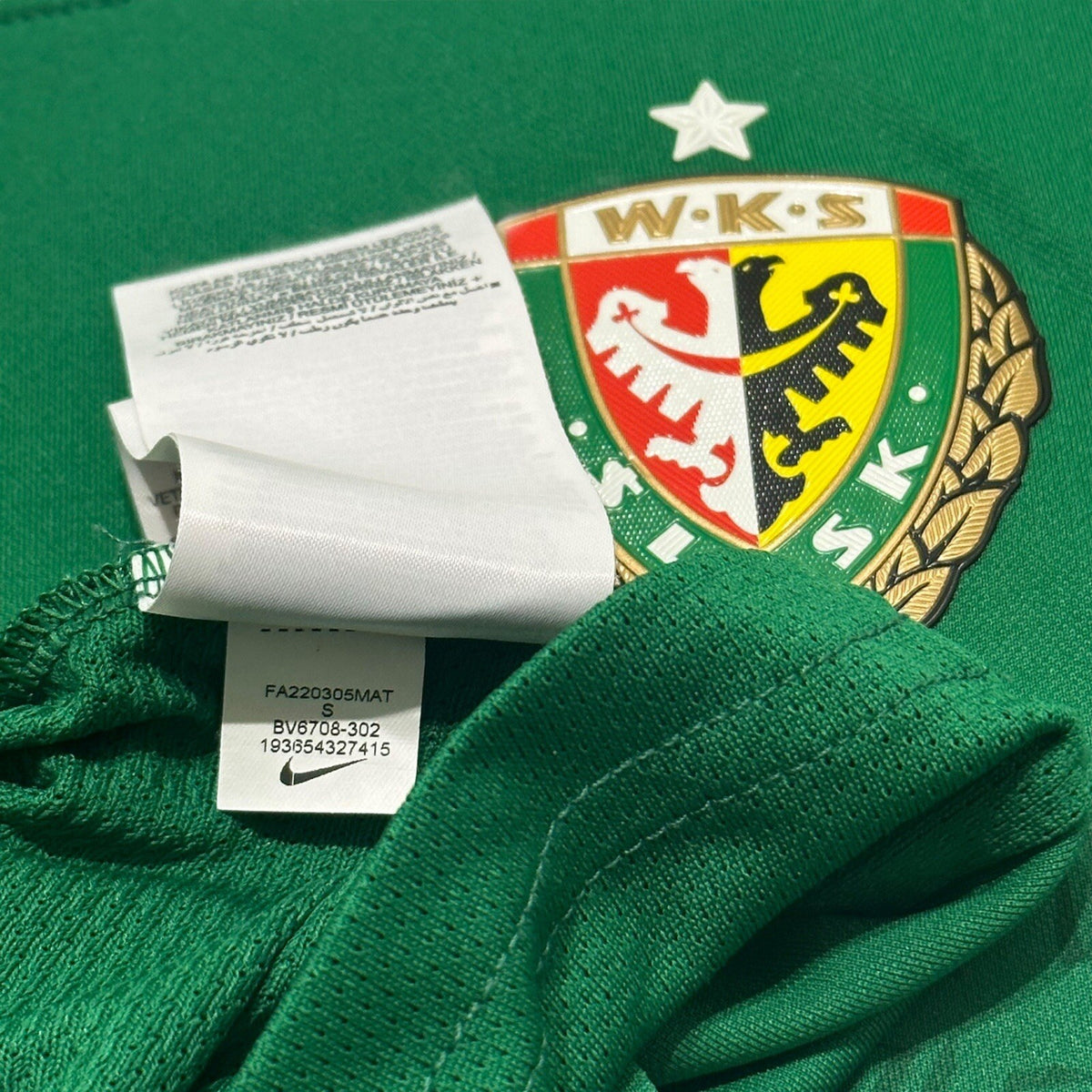 Wroclaw WKS Nike Jersey 2023-24 Size Small Football Top
