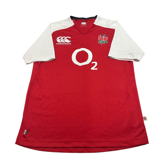 England Rugby Shirt Jersey Canterbury Player Training Top Large L