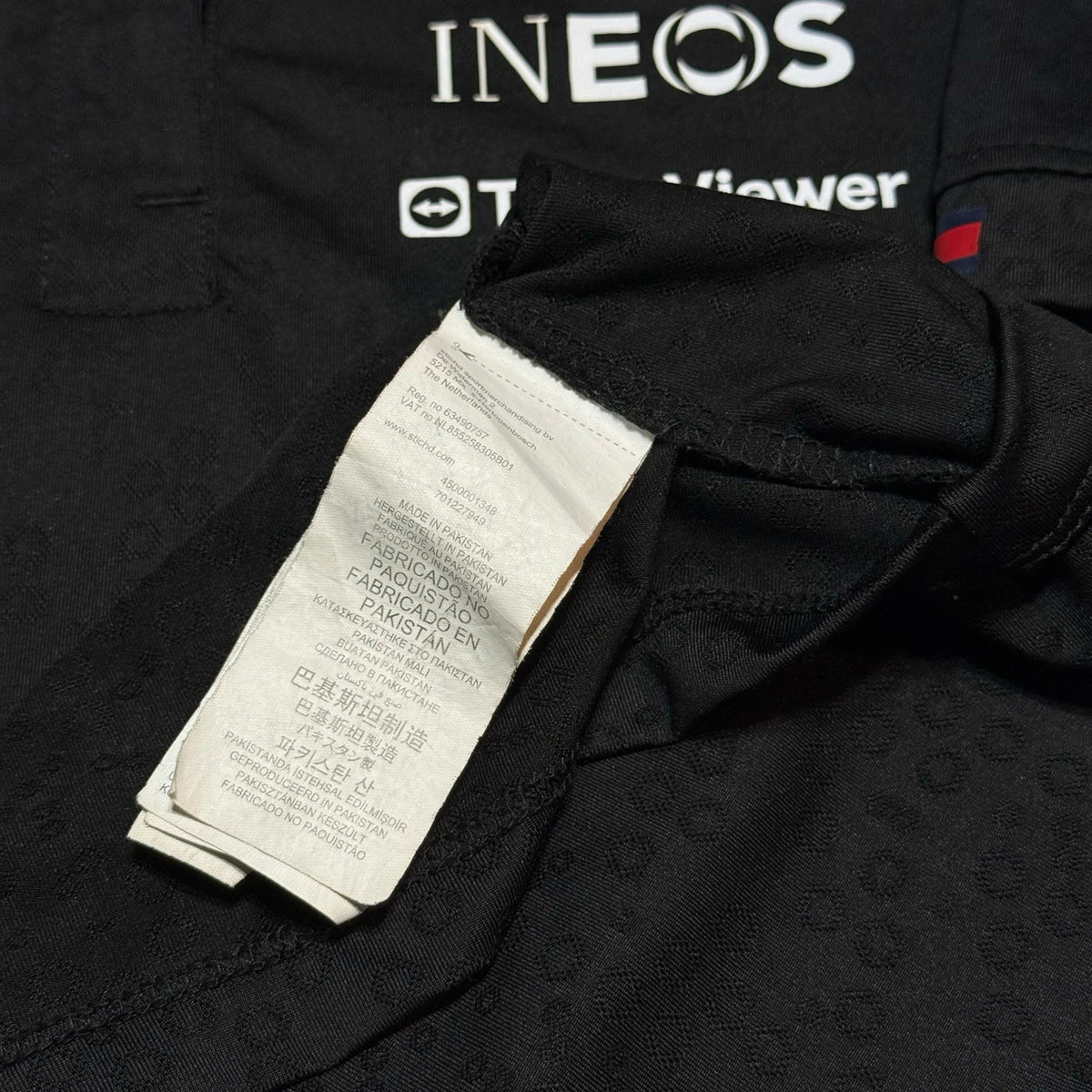 MERCEDES AMG PETRONAS F1 TOMMY HILFIGER Men L 2024 Polo Shirt VGC Team Issue