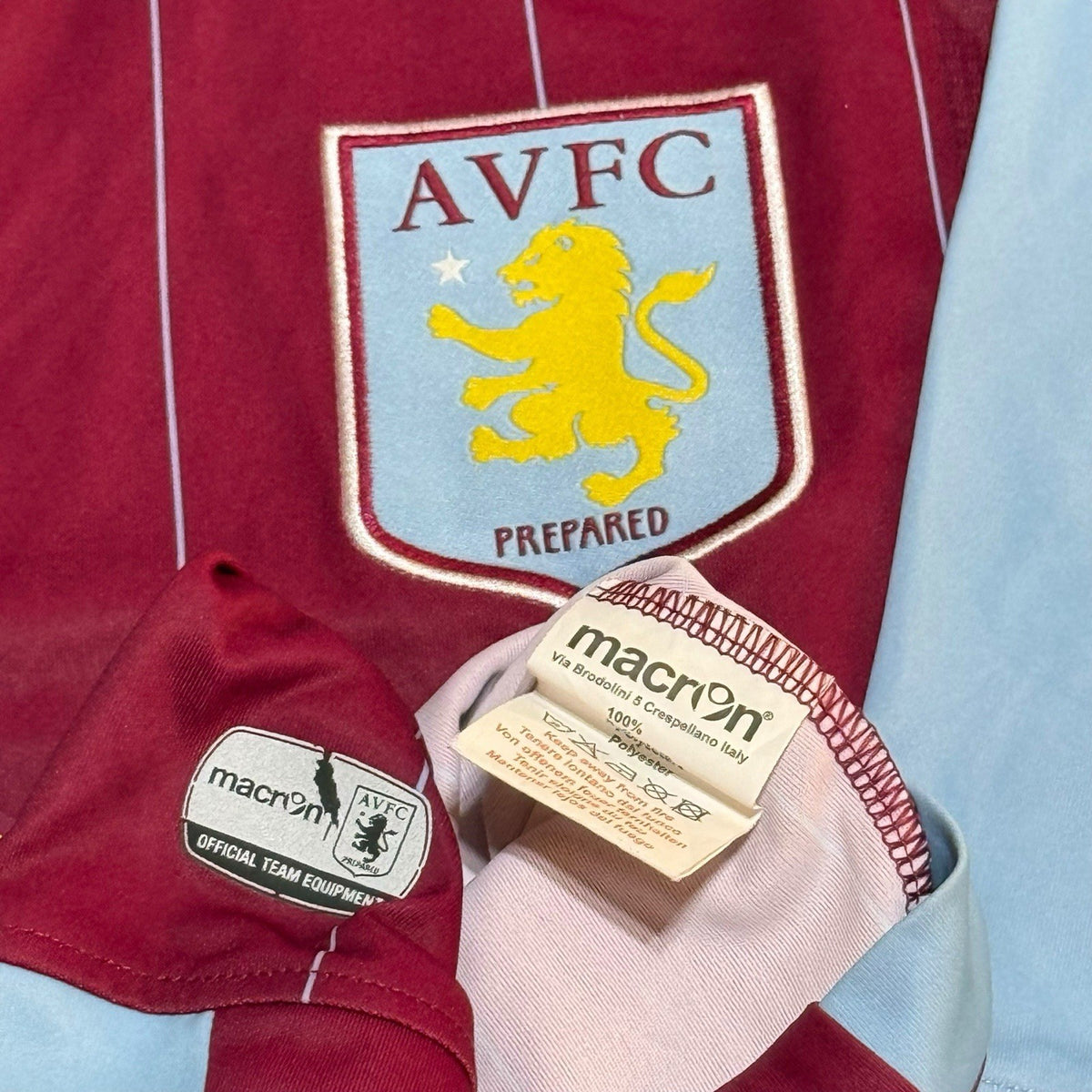 Aston Villa Home Football Shirt 2014/15 Adults XL Macron
