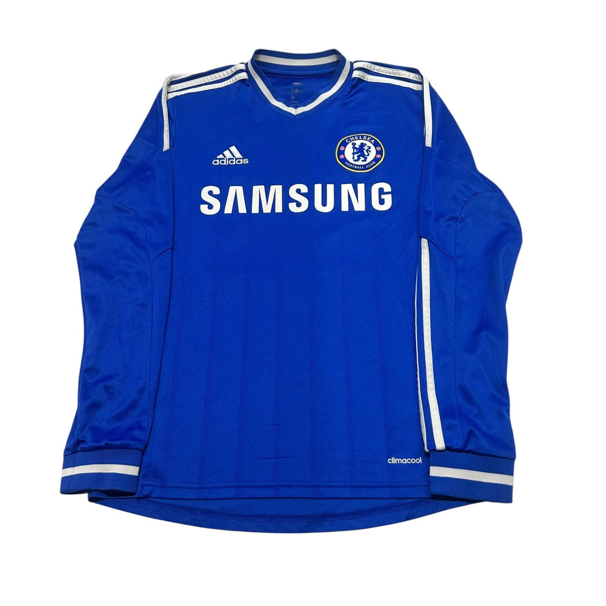 CHELSEA 2013/2014 HOME FOOTBALL SHIRT #22 WILLIAN SIZE S LONGSLEEVE