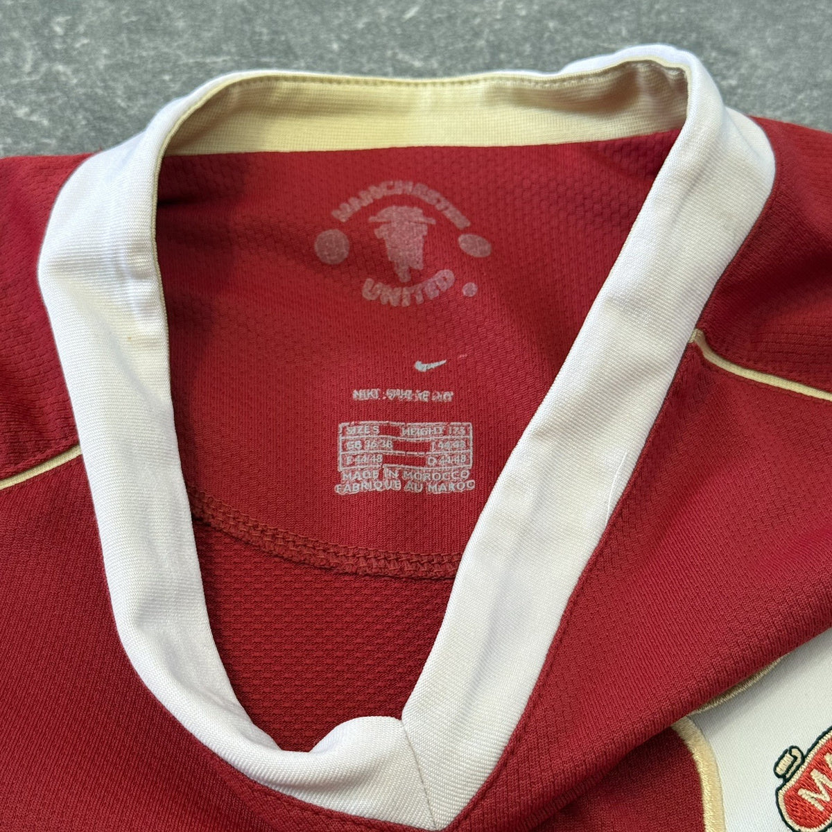 Manchester United 2006-07 Football Shirt Mens Size Small Red Home Jersey