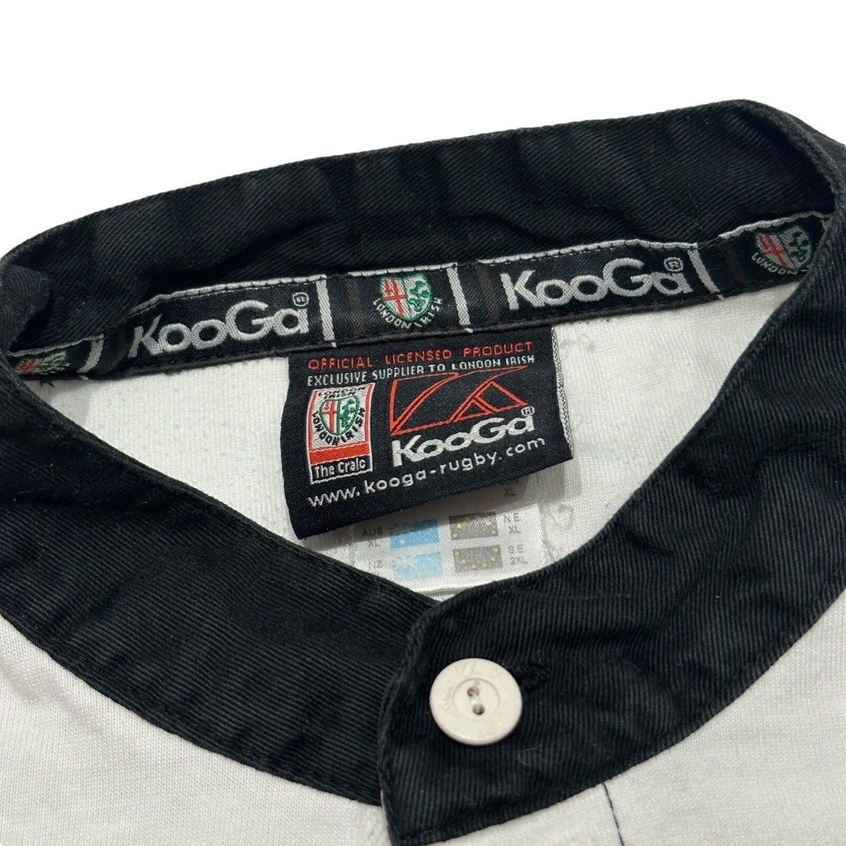 London Irish Rugby Union Shirt 2001/2002 KOOGA Vintage Size XL