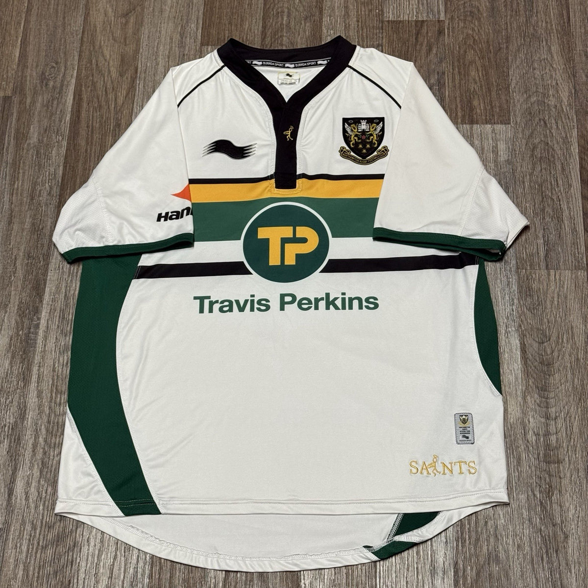 Northampton 2010 2011 Away Rugby Union Shirt Burrda Size XL