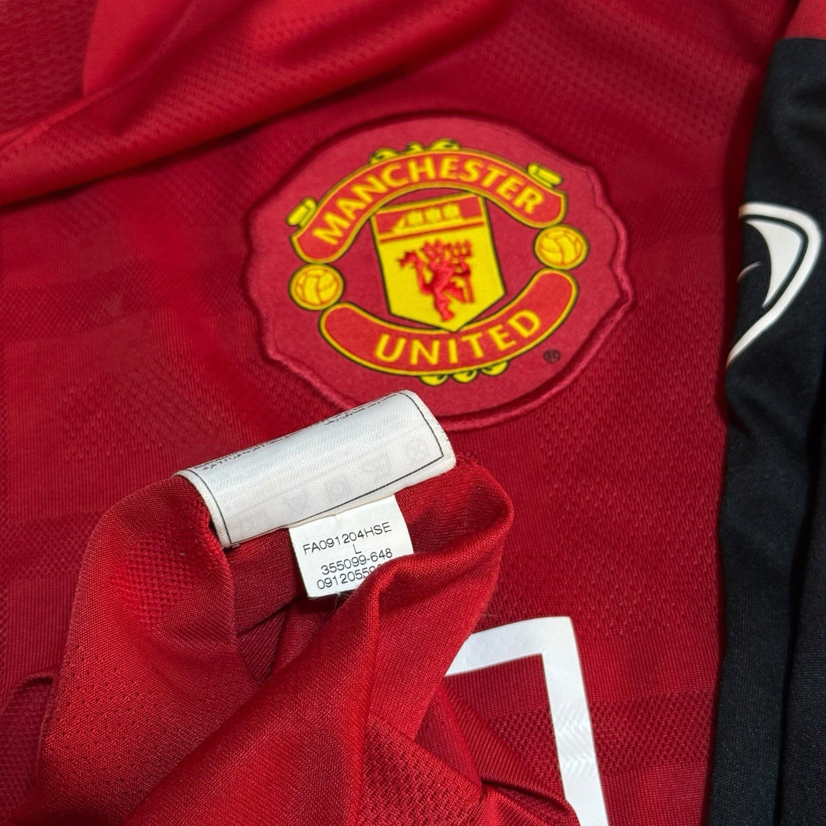 MANCHESTER UNITED 2009/2010 FOOTBALL SHIRT NIKE TRAINING SOCCER JERSEY LARGE