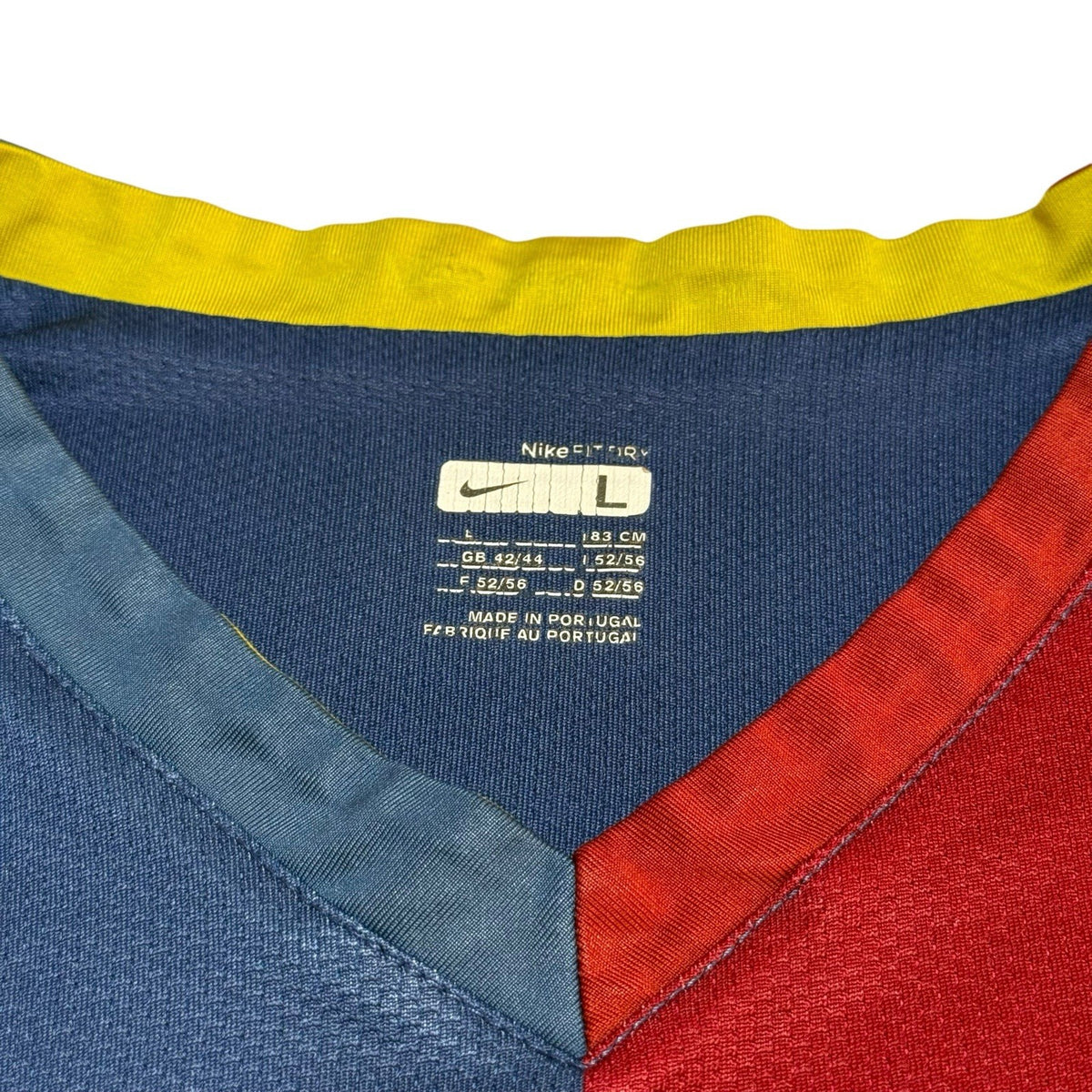 FC Barcelona Football Shirt Messi #19 HOME 2006/2007 UCL Soccer Jersey Large