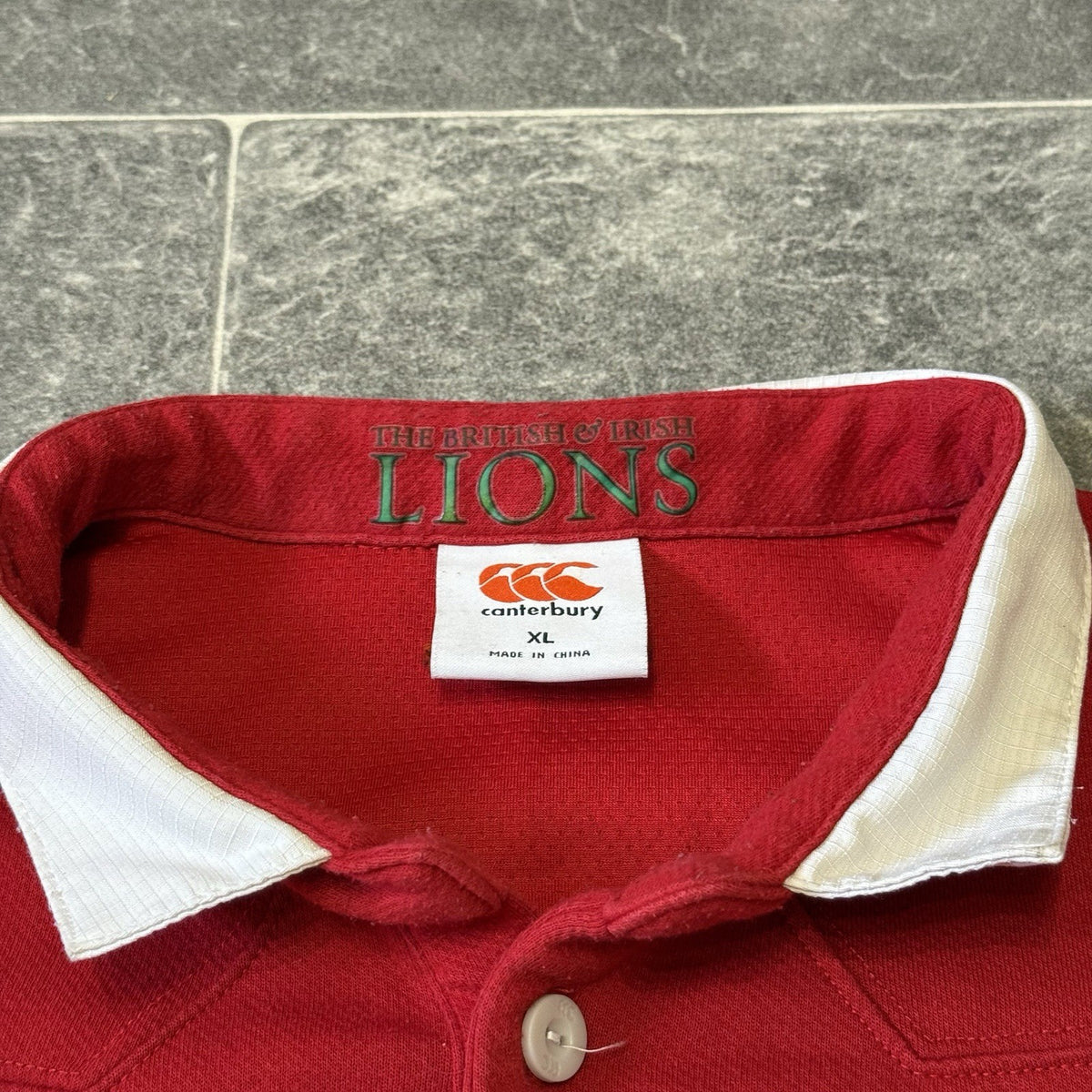 Canterbury British And Irish Lions Rugby Shirt Long Sleeve XL