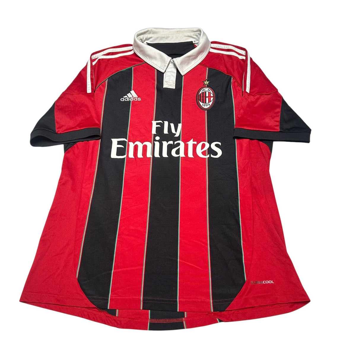 AC Milan Football Shirt 2012/2013 Home Size Large Soccer Jersey #10