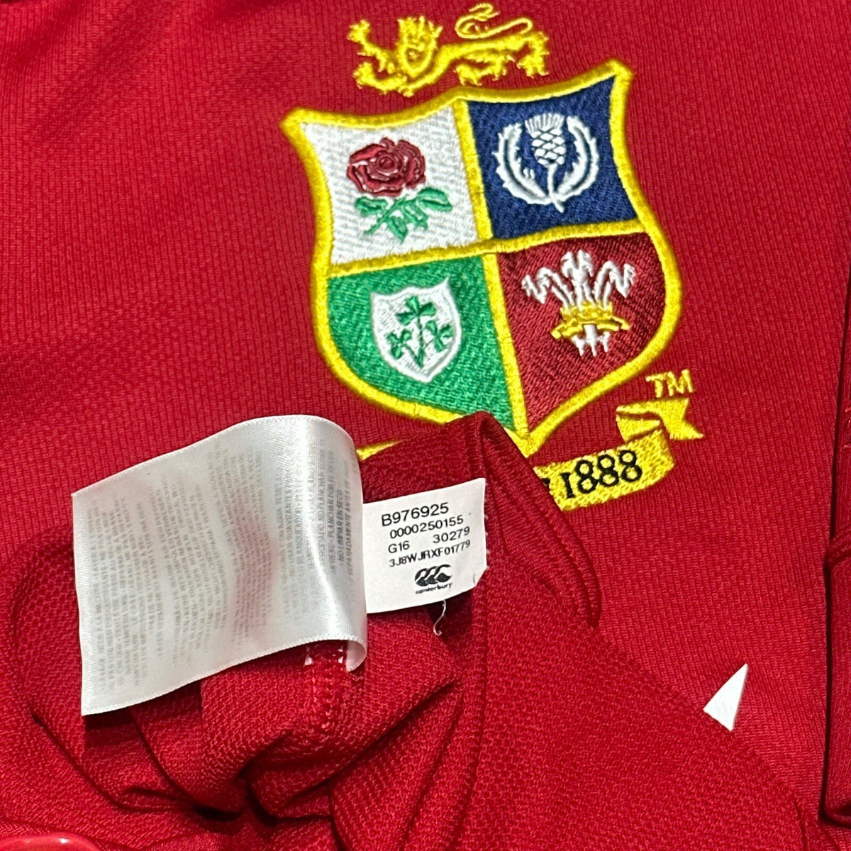 British & Irish Lions 2017 Rugby Union Shirt Size Medium Jersey