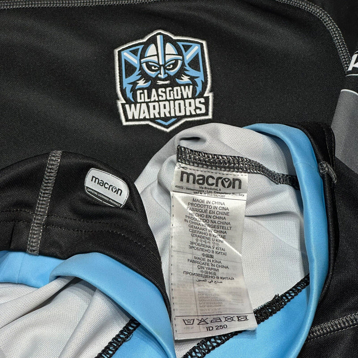 Glasgow Warriors Rugby Home Shirt 2019/2020 - Macron 4XL Extra Large Jersey Top