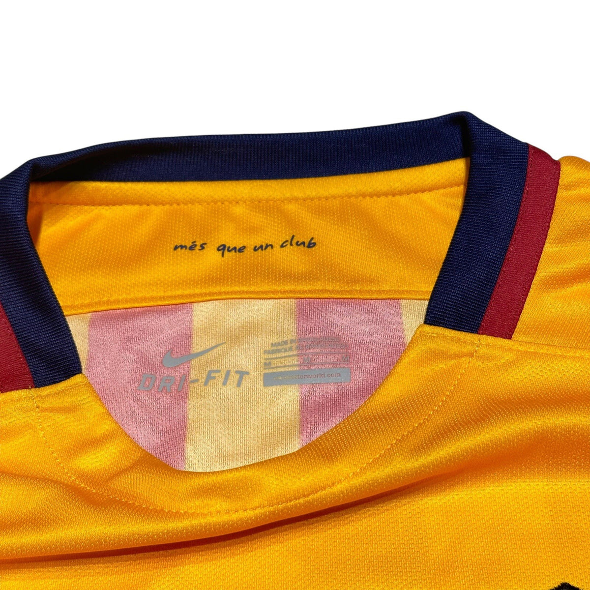 Barcelona Shirt Mens 2015/2016 Nike Away Soccer Jersey Size Medium