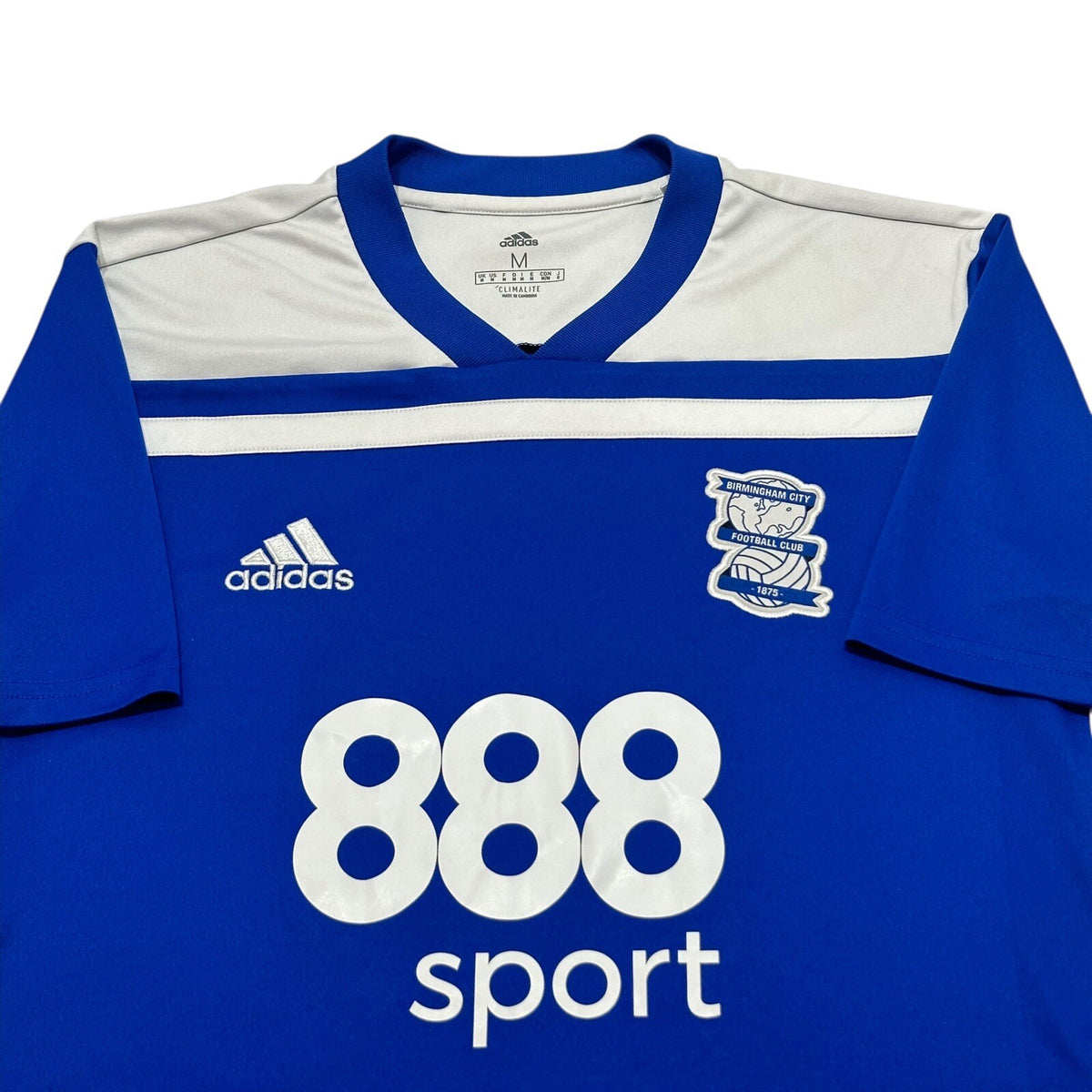 Birmingham City 2018/2019 Home Football Shirt Adidas Size Medium