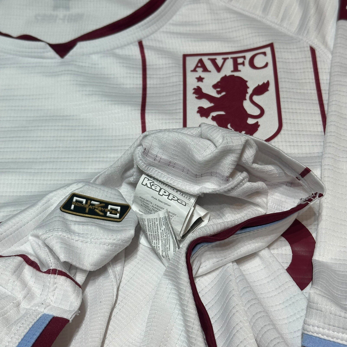 ASTON VILLA 2021/2022 AWAY FOOTBALL SHIRT KAPPA SOCCER JERSEY SIZE S/M ADULT