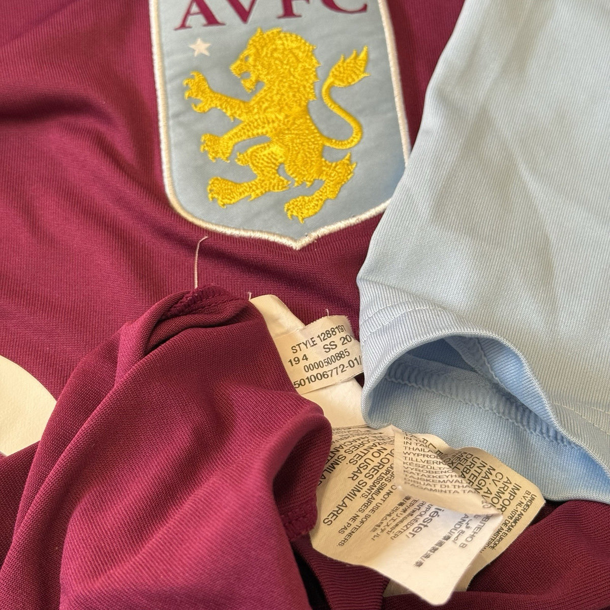 Aston Villa Home Football Shirt 2016/17 Men’s Large Under Armour