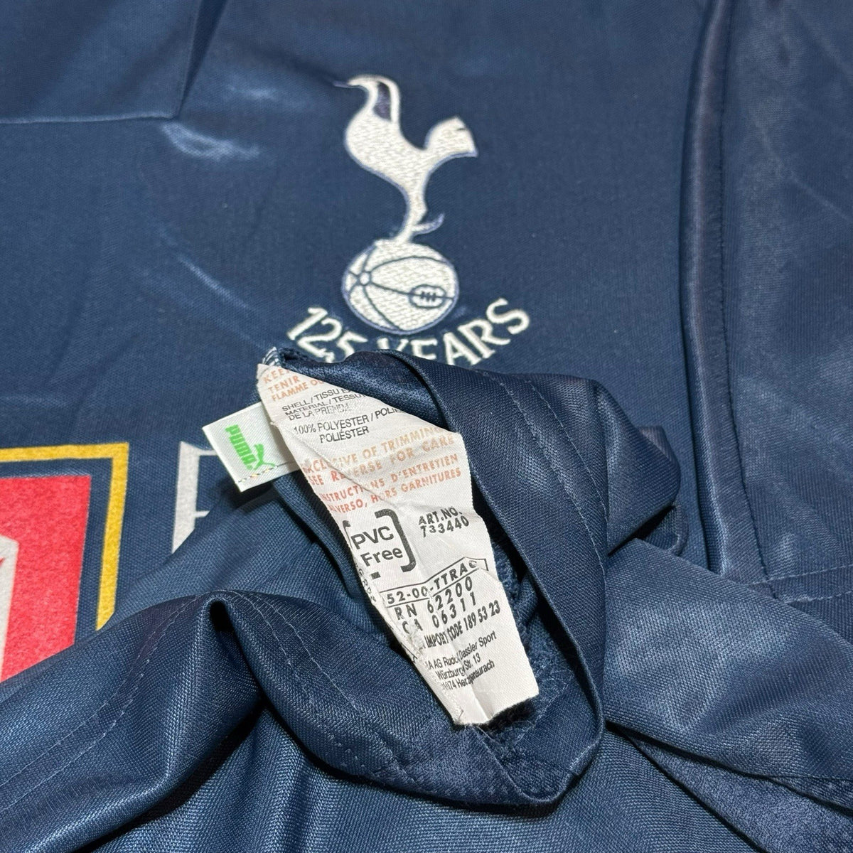 Tottenham Hotspur Spurs Puma 2007/2008 125 Year Anniversary Away Shirt Jersey XL