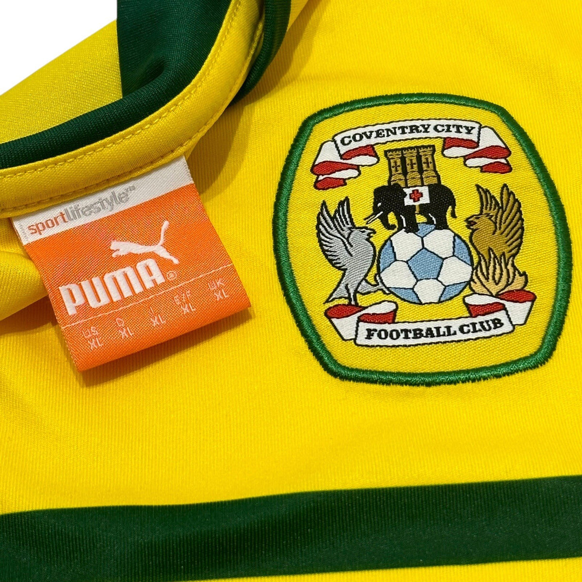 COVENTRY CITY 2012/2013 AWAY FOOTBALL SHIRT PUMA SIZE XL