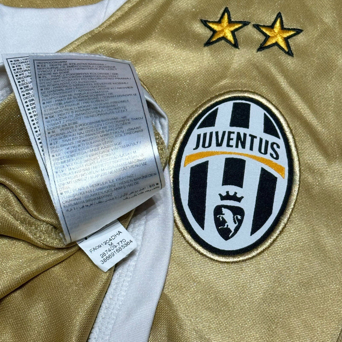 Juventus Away football shirt 2008-2010 Soccer Top Nike Maglia Size Medium