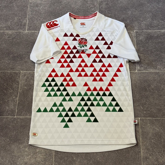 England Rugby Sevens Canterbury Medium Men’s 2013 Vintage Jersey White Red