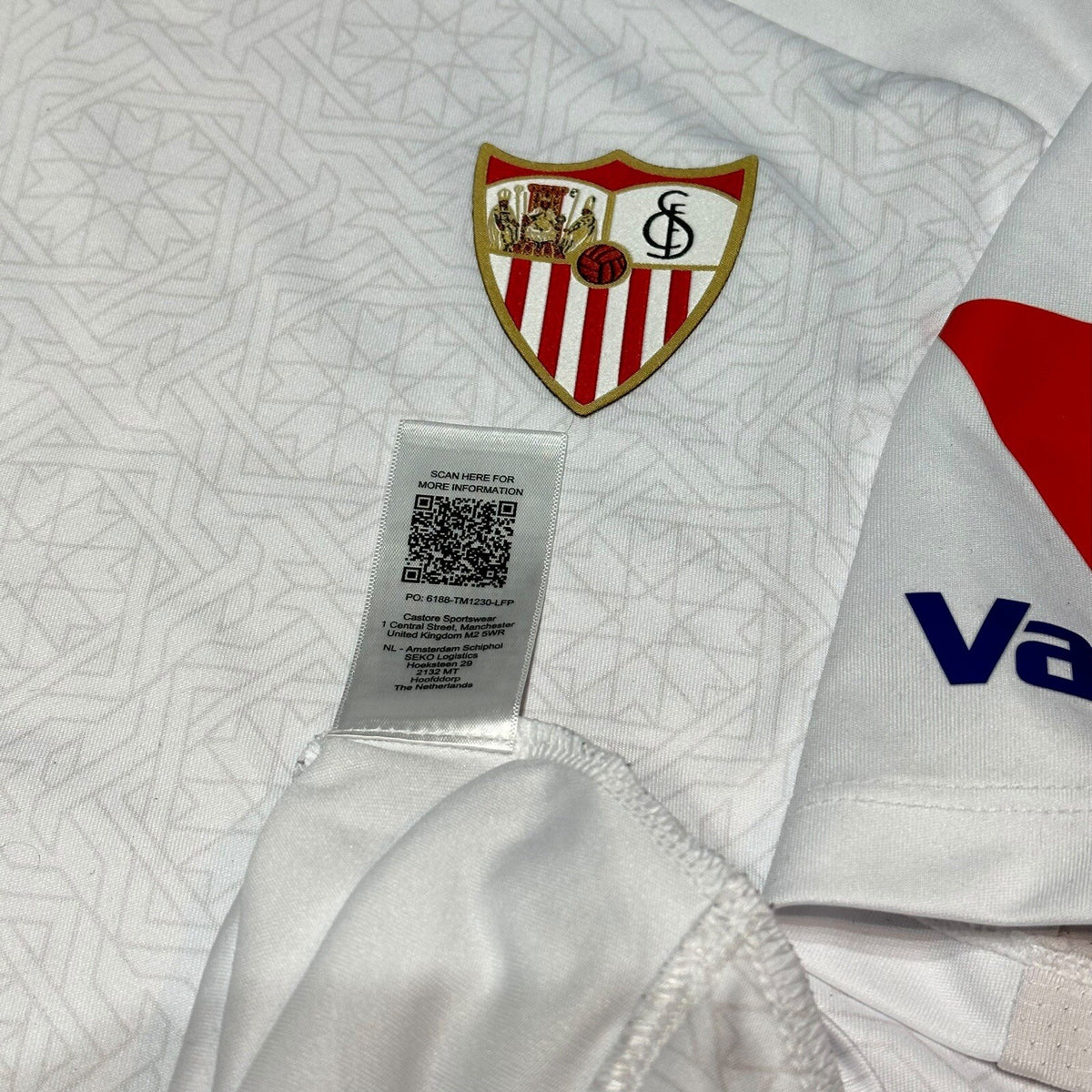 Sevilla FC Castore Shirt 4XL Men’s Football Jersey