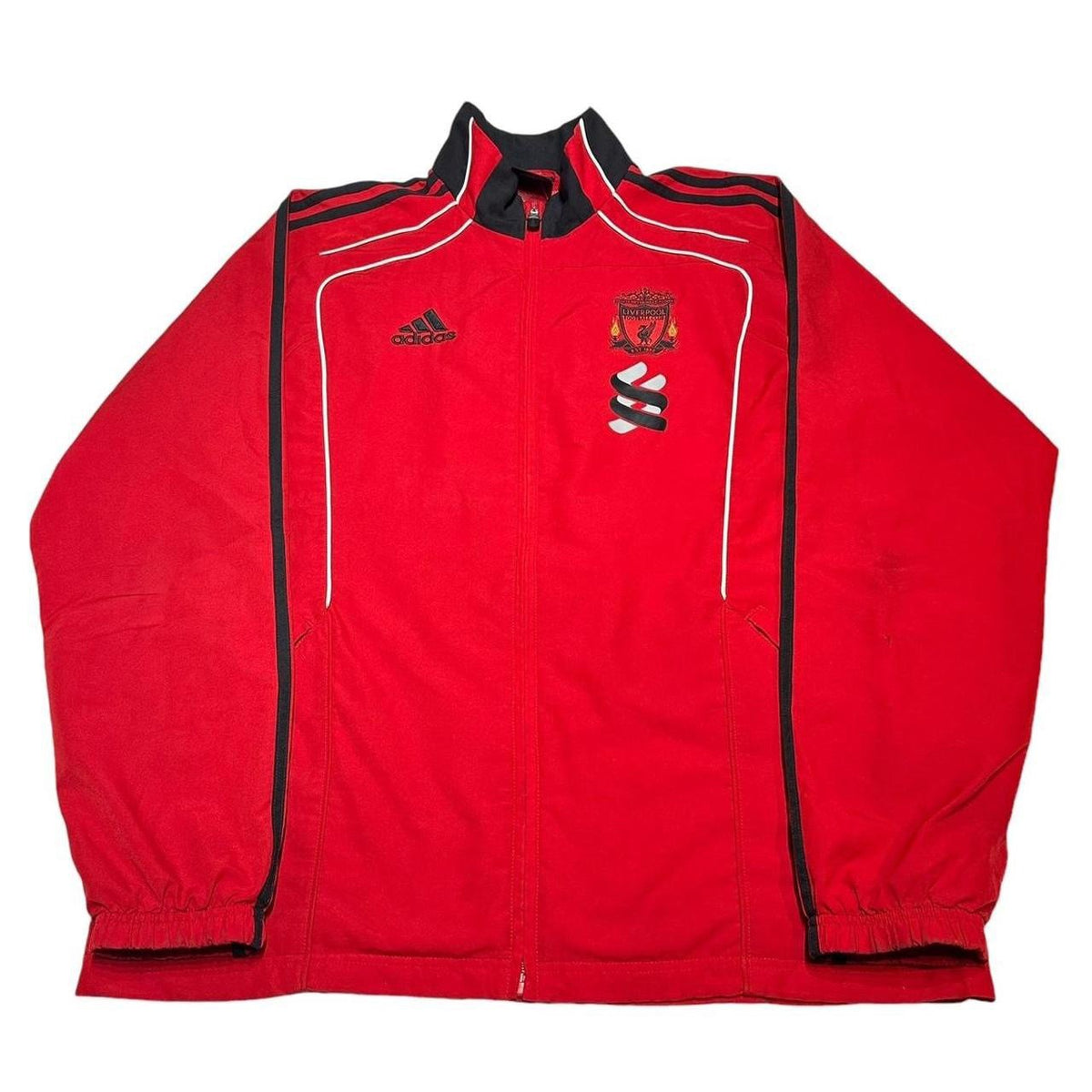 Liverpool Track Football Jacket 2010/11 Adults XL Extra Large Adidas 42/44