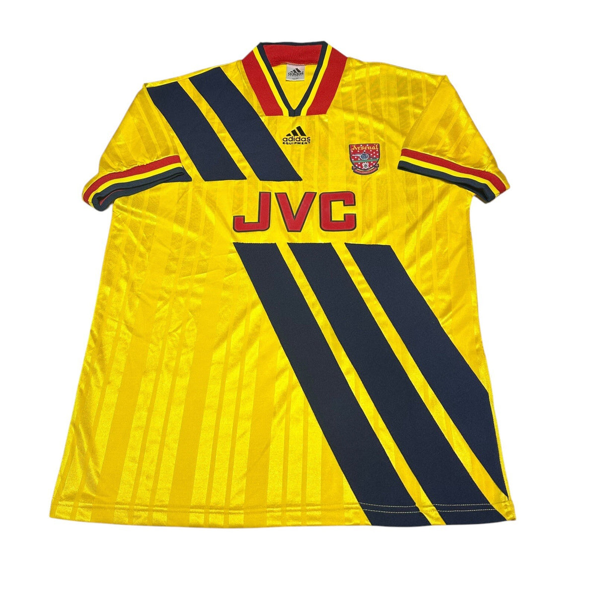 ARSENAL 1993 1994 AWAY FOOTBALL SHIRT ADIDAS JERSEY SIZE L/XL 42-44”