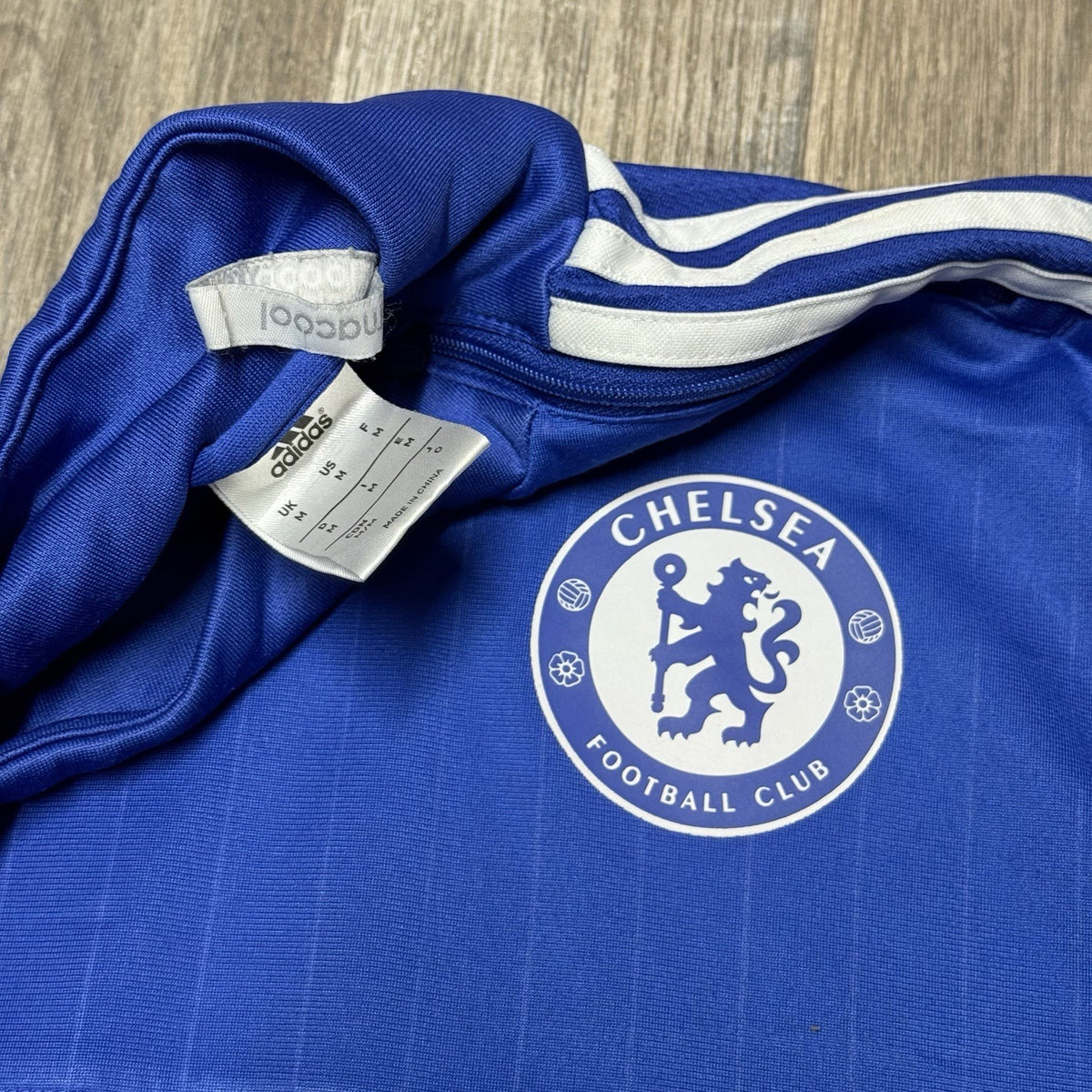 CHELSEA ADIDAS 2015/2016 FOOTBALL TRAINING TRACK TOP JUMPER SIZE Medium