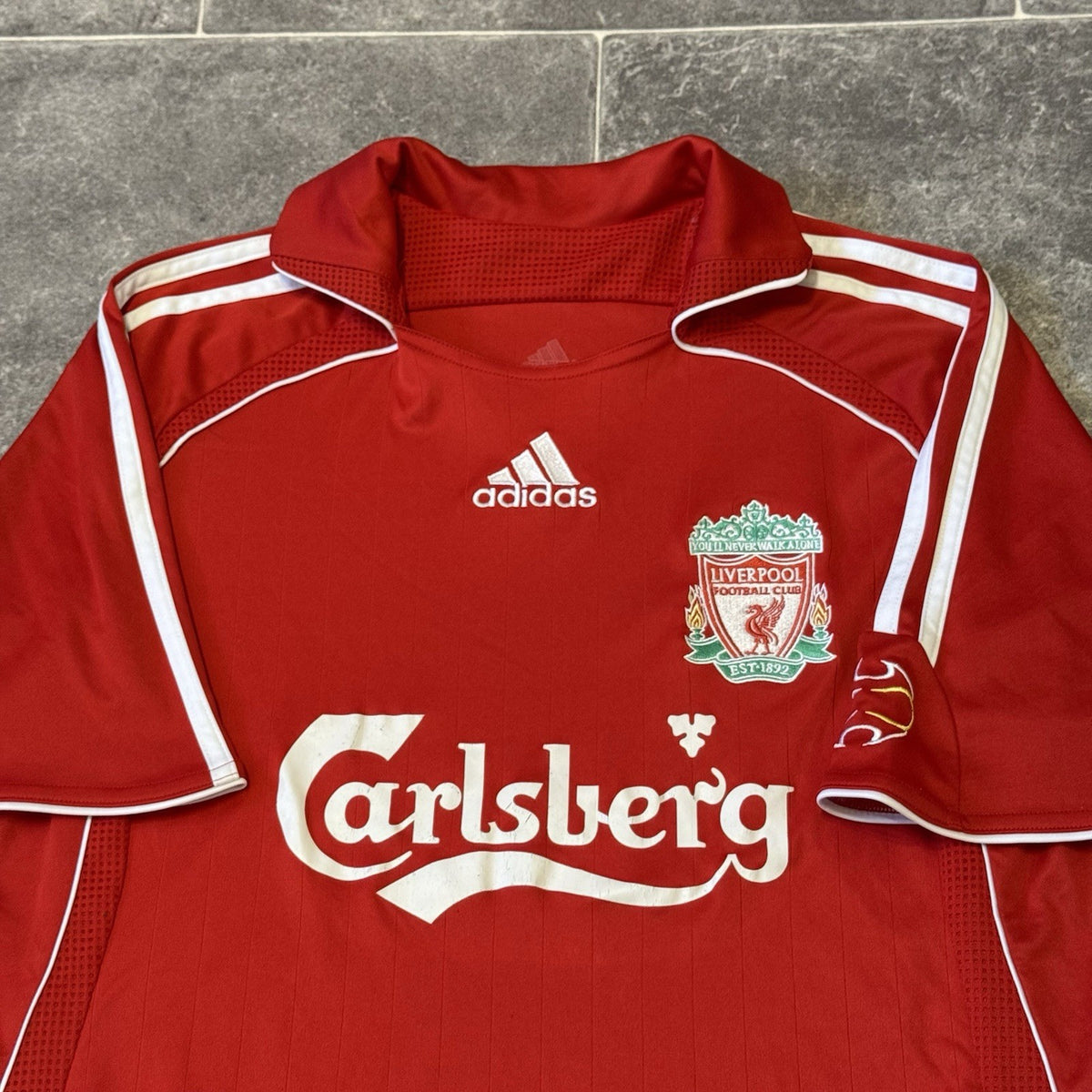 LIVERPOOL FOOTBALL SHIRT ADIDAS 2006/2007 SIZE 30-32” (XS Adult Youth L)