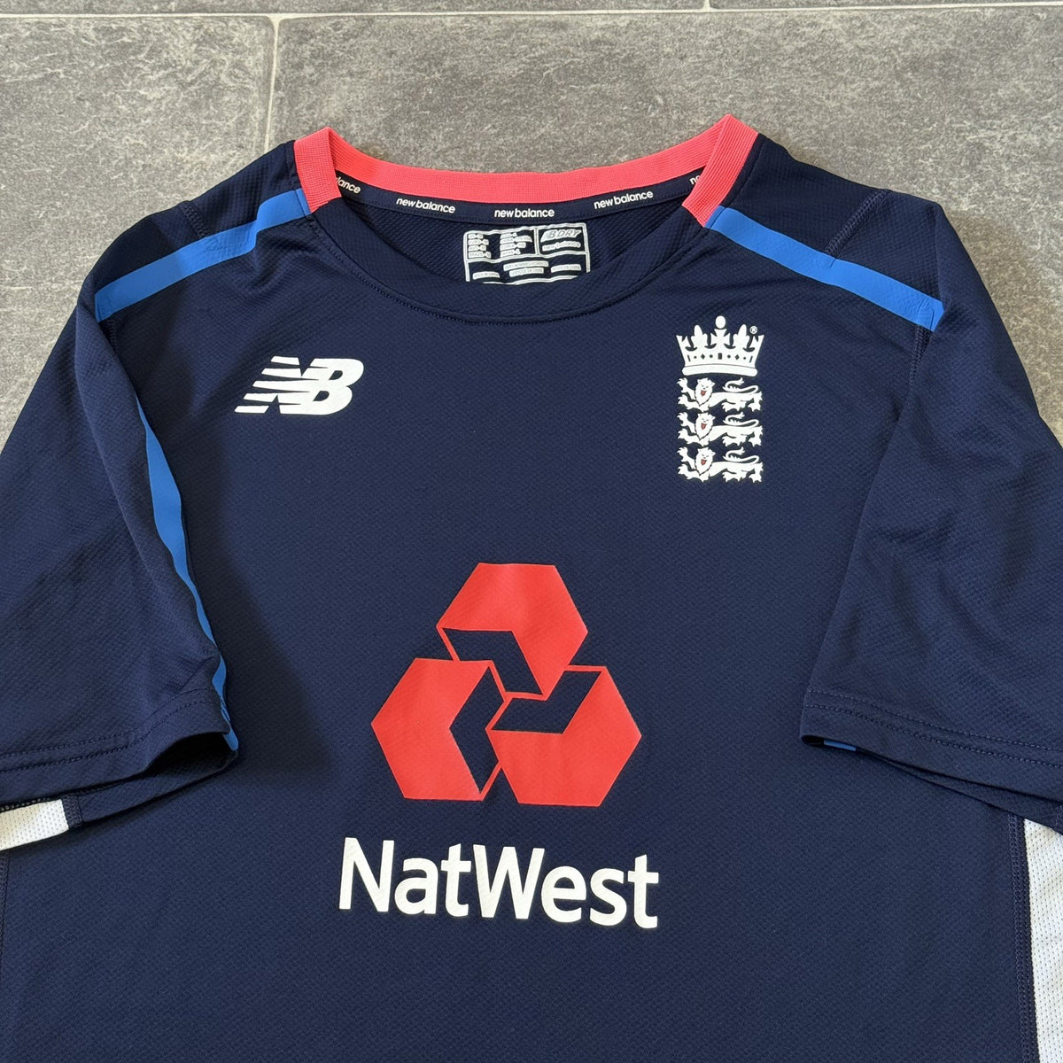 England Cricket Shirt Medium Adults New Balance 2018 Jersey