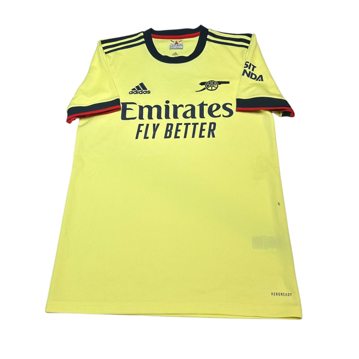 ARSENAL 2021/2022 AWAY FOOTBALL SHIRT ADIDAS SOCCER JERSEY SIZE S SMALL