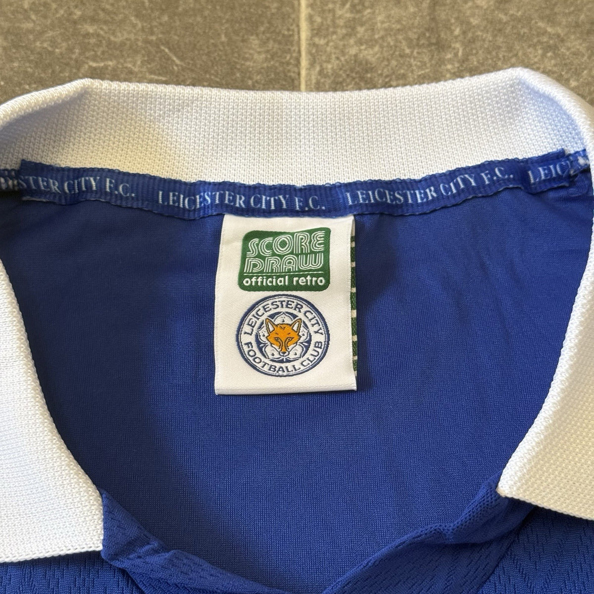 Leceister City 1998 2000 Home Shirt Size XL Extra Large Scoredraw
