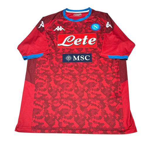 SSC Napoli 2019/20 Authentic Kappa Slim Fit XXL Home GK Shirt Jersey