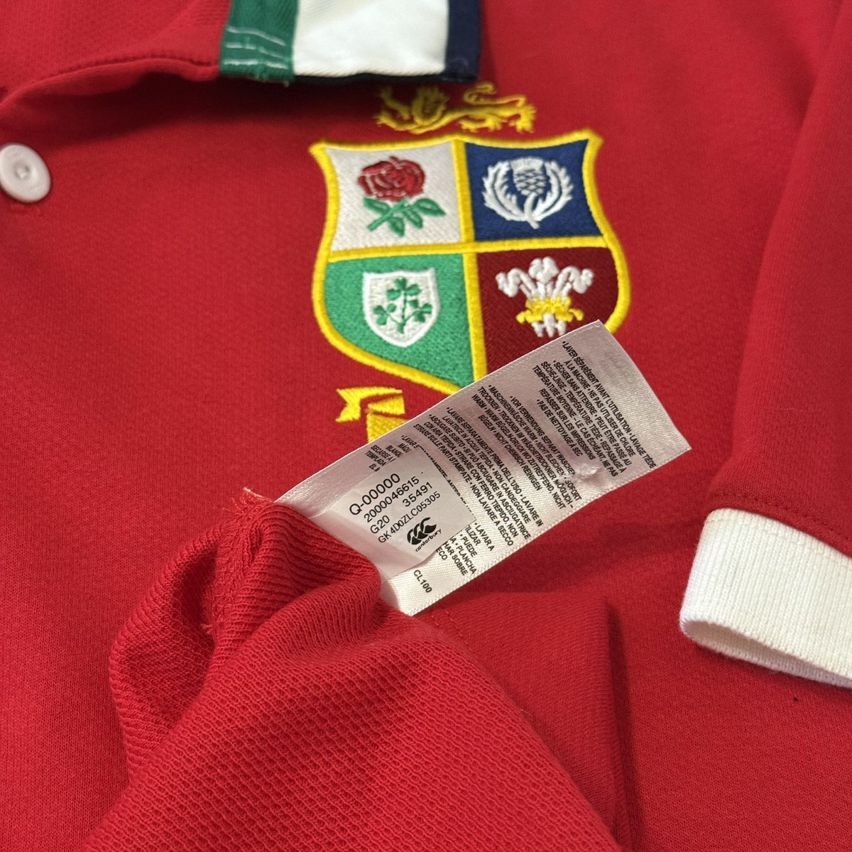 Canterbury British & Irish Lions rugby shirt jersey Medium Adults 2021
