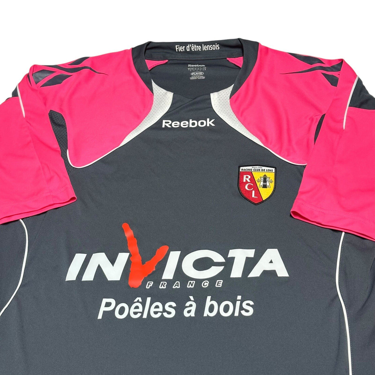 RC LENS FRANCE 2010/2011 AWAY FOOTBALL SHIRT JERSEY REEBOK SIZE L