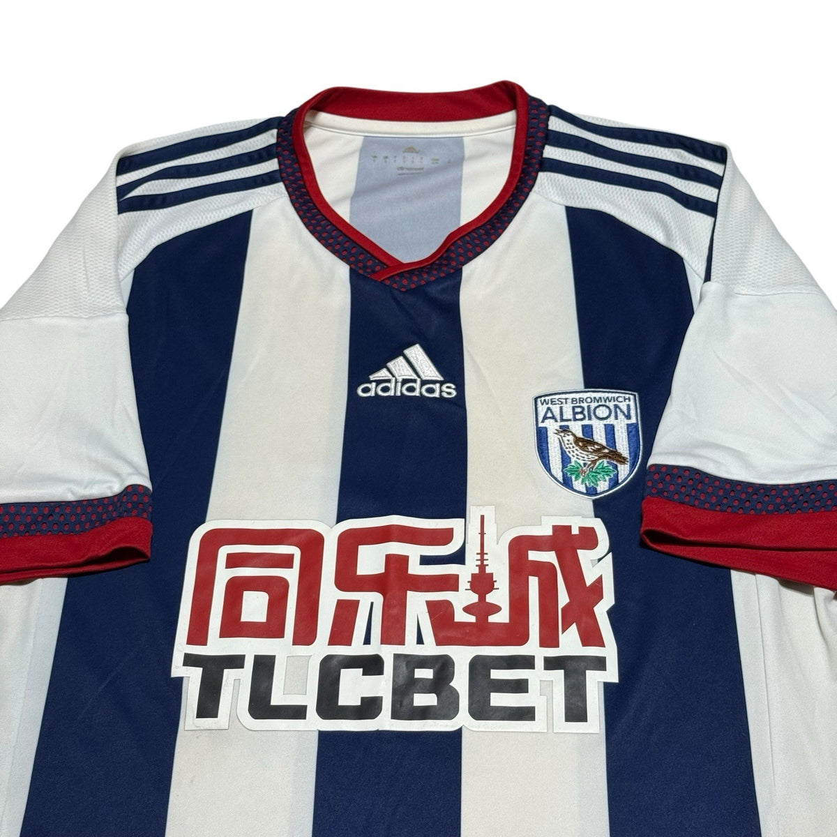 WEST BROMWICH ALBION 2015/2016 HOME  SHIRT JERSEY SIZE SMALL ADULTS