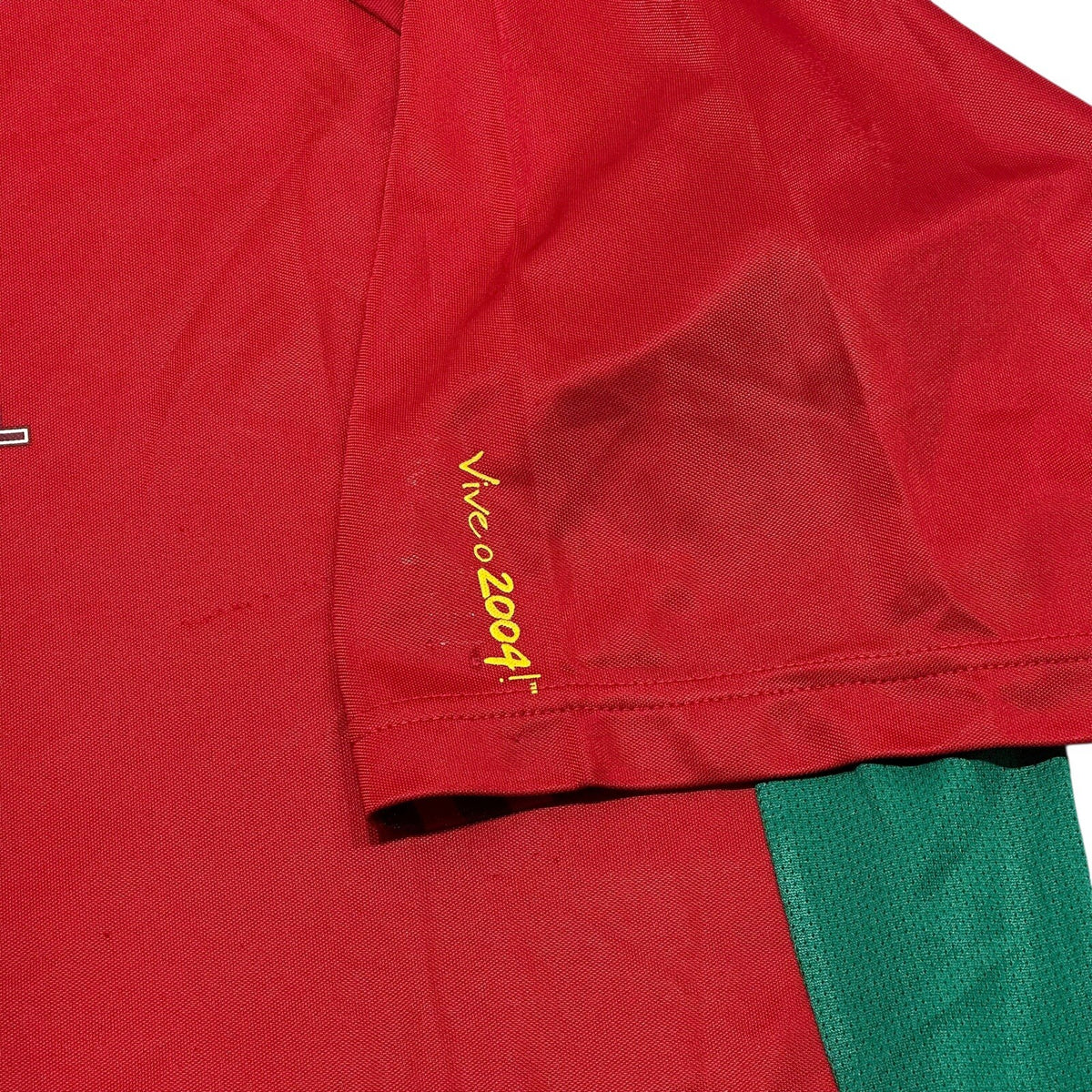 PORTUGAL NATIONAL TEAM SHIRT EURO 2004 SOCCER JERSEY FOOTBALL SHIRT M Adidas