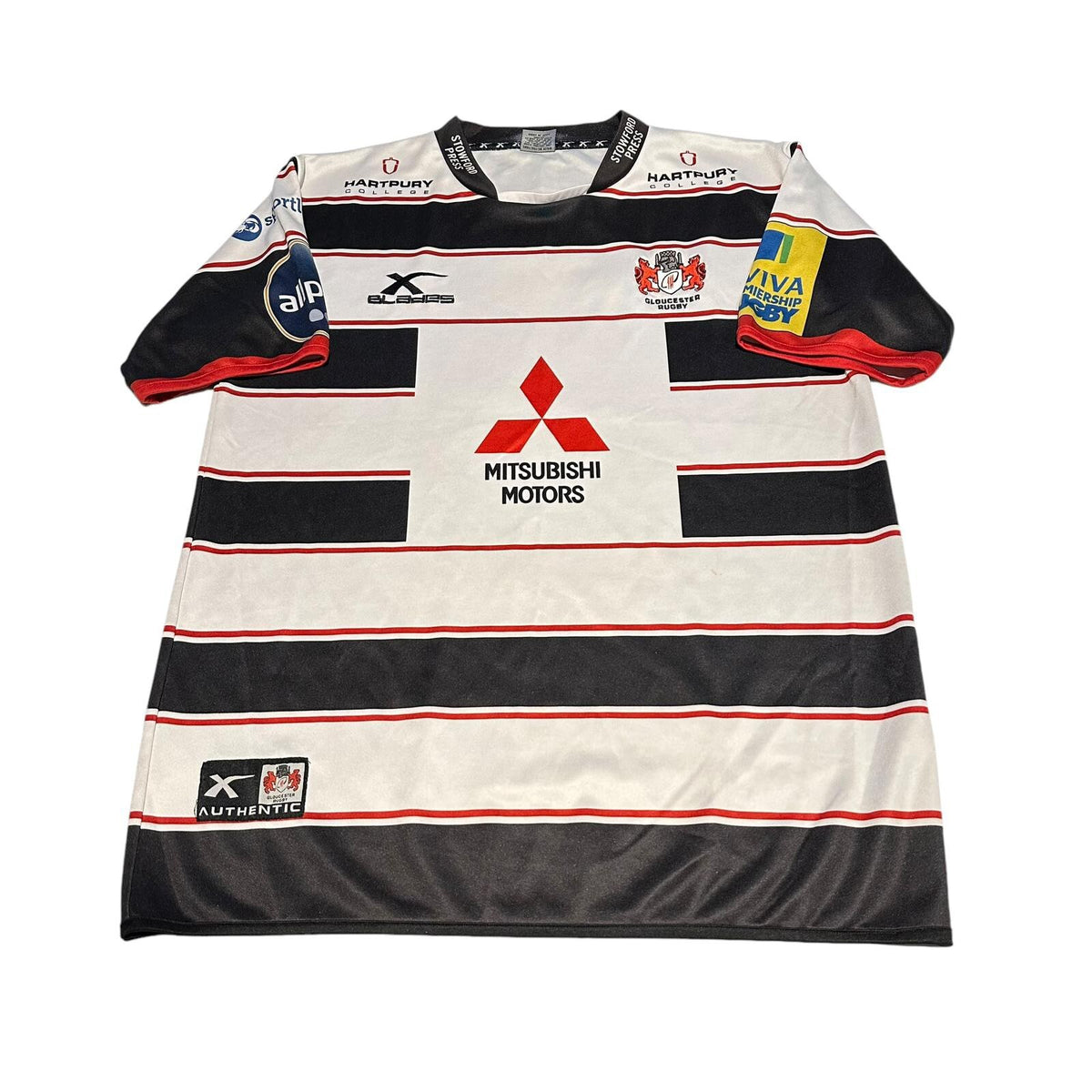 Gloucester Rugby Away Shirt 2015/2016 - XBlades  Mens XL Jersey Top