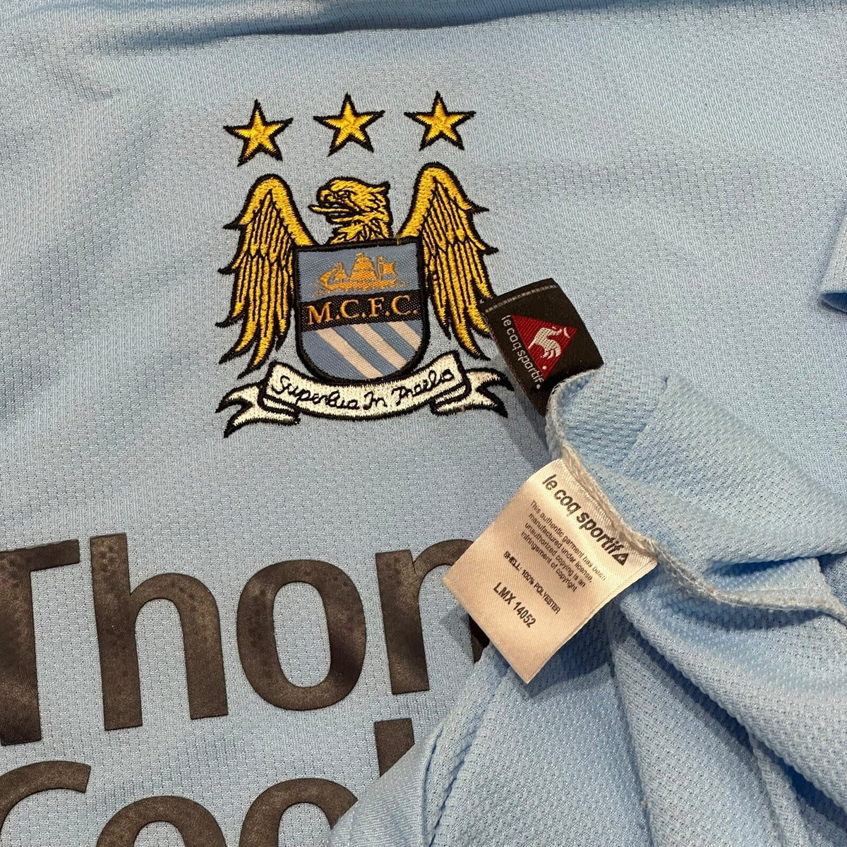 Manchester City Shirt 2008/09 Home Football Jersey XS/Small Adults